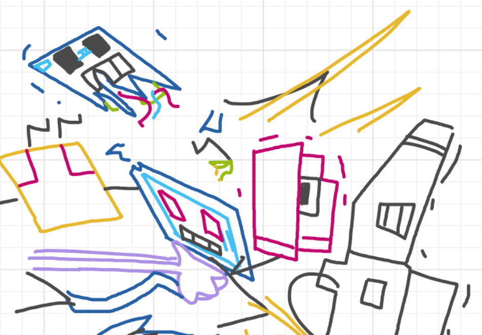 A panel from I've Been Everywhere, Man, episode nine of the Board Boards object show by Furretwalk/WalkingFurret.